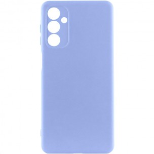 Чехол TPU GETMAN Liquid Silk Full Camera для Samsung Galaxy A54 5G Сиреневый / Light purple