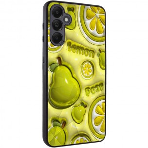 TPU+PC чехол Prisma Fluffie для Samsung Galaxy A55 Lemon