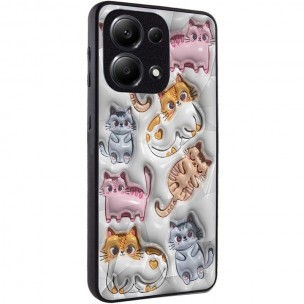 TPU+PC чехол Prisma Fluffie для Xiaomi Poco X6 / Note 13 Pro 5G Kittens
