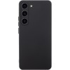Чохол TPU GETMAN Liquid Silk Full Camera для Samsung Galaxy S23 Чорний / Black