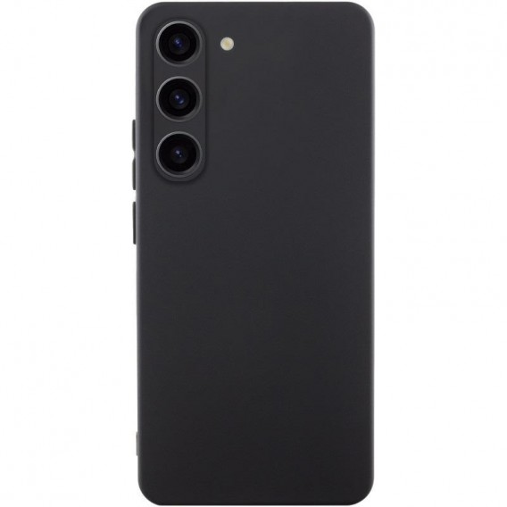 Чохол TPU GETMAN Liquid Silk Full Camera для Samsung Galaxy S23 Чорний / Black