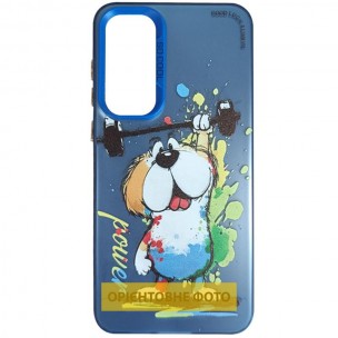 Чехол TPU+PC So Cool для Samsung Galaxy A35 Power Blue