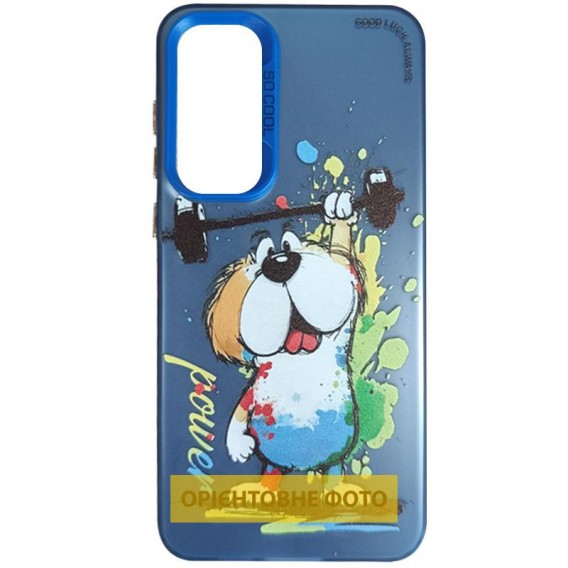 Чехол TPU+PC So Cool для Samsung Galaxy A35 Power Blue