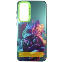 Чехол TPU+PC So Cool для Samsung Galaxy A35 Gamer Green