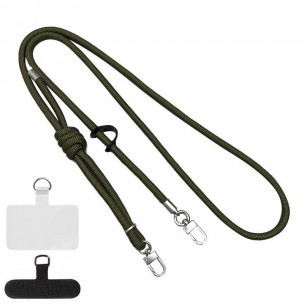 Шнурок с двумя креплениями (8мм) 150см Army Green