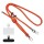 Шнурок із двома кріпленнями (8 мм) 150 см Neon Orange