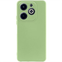 Чохол TPU GETMAN Liquid Silk Full Camera для Infinix Hot 40i Зелений / Pistachio