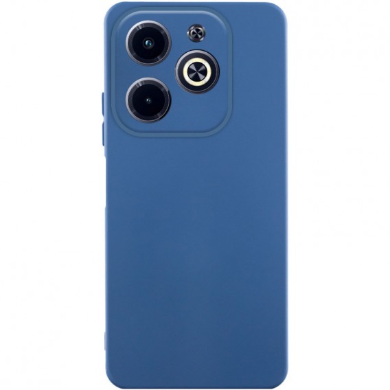 Чохол TPU GETMAN Liquid Silk Full Camera для Infinix Hot 40i Синій / Navy Blue
