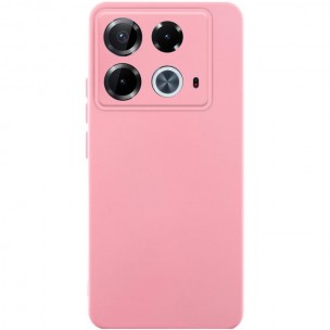 Чехол TPU GETMAN Liquid Silk Full Camera для Infinix Note 40 4G Розовый / Pink