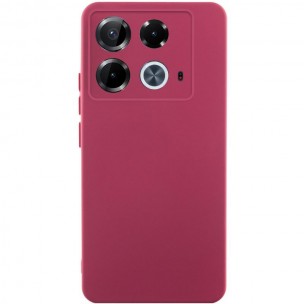 Чохол TPU GETMAN Liquid Silk Full Camera для Infinix Note 40 4G Бордовий / Marsala Чохол TPU GETMAN Liquid Silk Full Camera для Infinix Note 40 4G Бордовий / Marsala