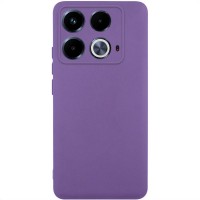 Чохол TPU GETMAN Liquid Silk Full Camera для Infinix Note 40 4G Фіолетовий / Amethyst