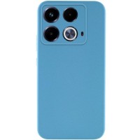 Чохол TPU GETMAN Liquid Silk Full Camera для Infinix Note 40 4G Блакитний / Blue