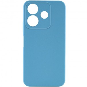 Чохол TPU GETMAN Liquid Silk Full Camera для ZTE Nubia V60 Блакитний / Blue