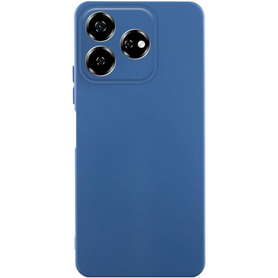 Чехол TPU GETMAN Liquid Silk Full Camera для ZTE Nubia V60 Синий / Navy blue