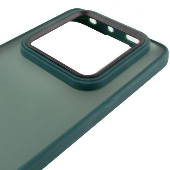 Чохол TPU+PC Lyon Frosted для Xiaomi Redmi Note 14 Pro 4G Green