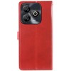 Кожаный чехол-книжка GETMAN Gallant (PU) для ZTE Blade A75 4G Красный