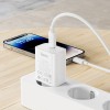 МЗП Hoco C143A Benefit PD20W (1USB-C) + кабель Type-C to Lightning White