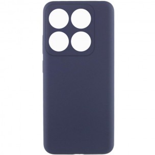 Чохол Silicone Cover Lakshmi Full Camera (AAA) для Xiaomi 14T Pro Темно-синій / Midnight blue