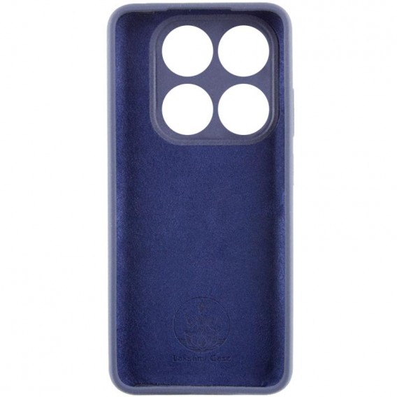 Чохол Silicone Cover Lakshmi Full Camera (AAA) для Xiaomi 14T Pro Темно-синій / Midnight blue