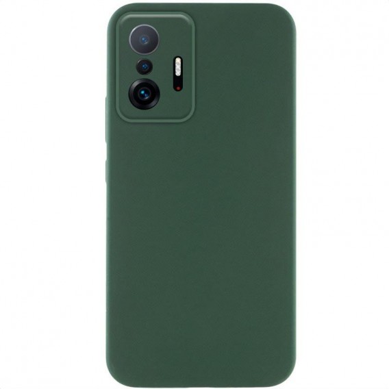 Чохол Silicone Cover Lakshmi Full Camera (AAA) для Xiaomi 11T / 11T Pro Зелений / Cyprus Green