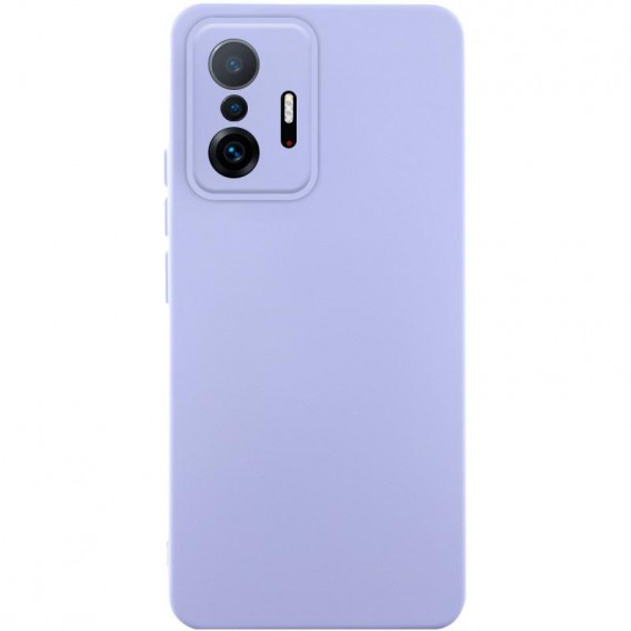 Чехол Silicone Cover Lakshmi Full Camera (AAA) для Xiaomi 11T / 11T Pro Сиреневый / Dasheen