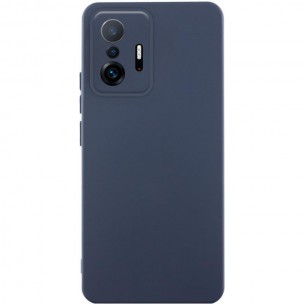 Чохол Silicone Cover Lakshmi Full Camera (AAA) для Xiaomi 11T / 11T Pro Темно-синій / Midnight blue