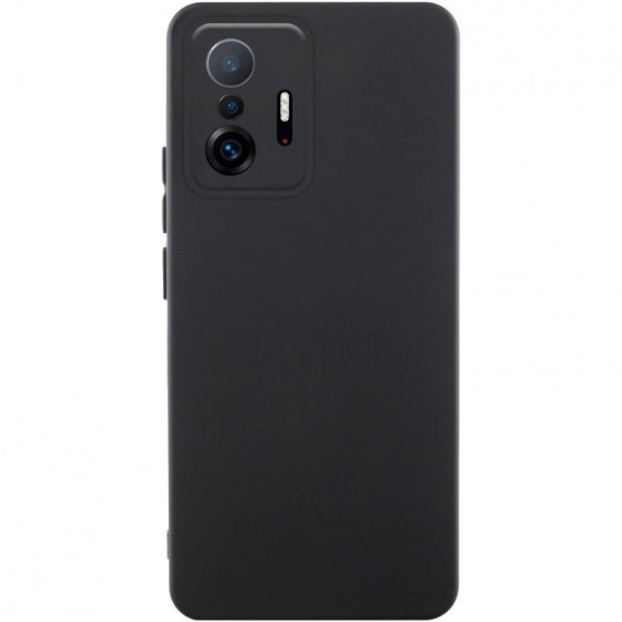 Чехол Silicone Cover Lakshmi Full Camera (AAA) для Xiaomi 11T / 11T Pro Черный / Black