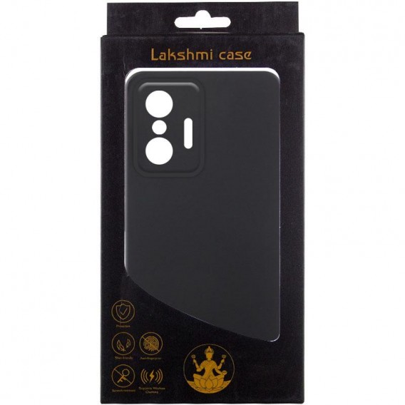 Чехол Silicone Cover Lakshmi Full Camera (AAA) для Xiaomi 11T / 11T Pro Черный / Black