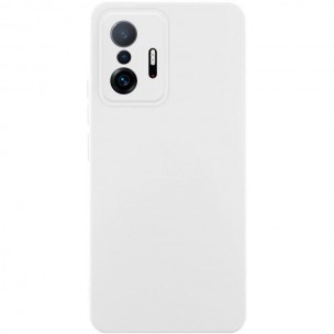 Чехол Silicone Cover Lakshmi Full Camera (AAA) для Xiaomi 11T / 11T Pro Белый / White