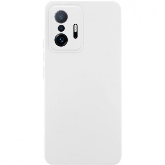 Чехол Silicone Cover Lakshmi Full Camera (AAA) для Xiaomi 11T / 11T Pro Белый / White