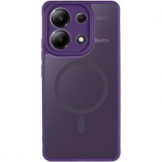 Чехол TPU Bloom with MagSafe для Xiaomi Redmi Note 13 4G Purple