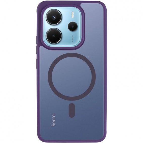 Чохол TPU Bloom with MagSafe для Xiaomi Redmi Note 14 4G (Europe version) Purple