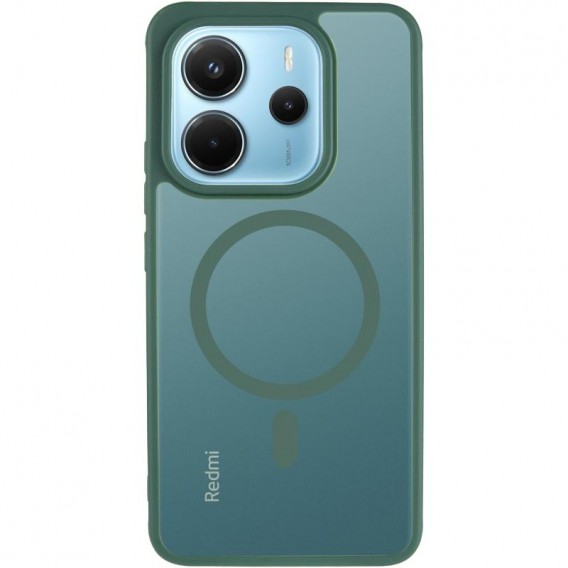 Чохол TPU Bloom with MagSafe для Xiaomi Redmi Note 14 4G (Europe version) Green