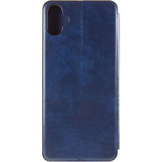 Кожаный чехол-книжка Belora для Samsung Galaxy A05 Midnight Blue