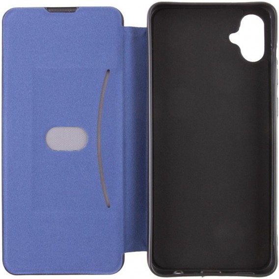 Кожаный чехол-книжка Belora для Samsung Galaxy A05 Midnight Blue