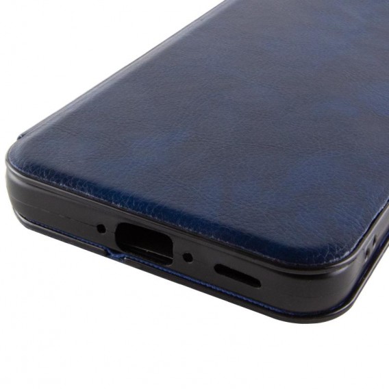 Шкіряний чохол-книжка Belora для Samsung Galaxy A55 Midnight Blue