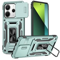 Ударостійкий чохол Camshield Army Ring для Xiaomi Redmi Note 14 4G (Int. version) / 14 5G Зелений / Light Green