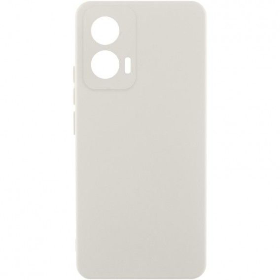 Чохол Silicone Cover Lakshmi Full Camera (AAA) для Motorola Edge 60 Pro Білий / White