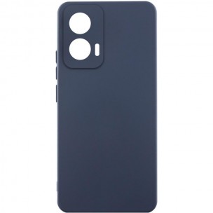 Чохол Silicone Cover Lakshmi Full Camera (AAA) для Motorola Edge 60 Pro Темно-синій / Midnight blue