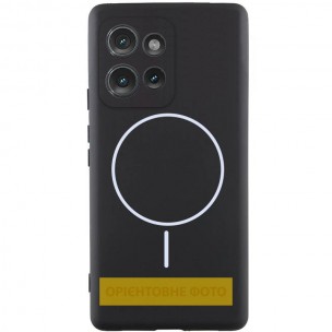 Чохол Silicone Cover Lakshmi Full Camera (AA) with MagFit для Motorola Edge 60 / 60 Fusion Чорний / Black
