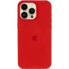 Чохол Silicone Case (AA) Logo with MagSafe для Apple iPhone 12 Pro Max (6.7") Червоний / Red