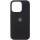 Чохол Silicone Case (AA) Logo with MagSafe для Apple iPhone 13 (6.1") Чорний / Black