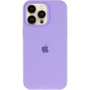 Чохол Silicone Case (AA) Logo with MagSafe для Apple iPhone 13 Pro (6.1") Бузковий / Dasheen
