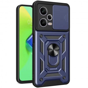 Чохол Ummi Camshield Serge Ring для Xiaomi Redmi Note 12 Pro+ 5G Синій / Navy