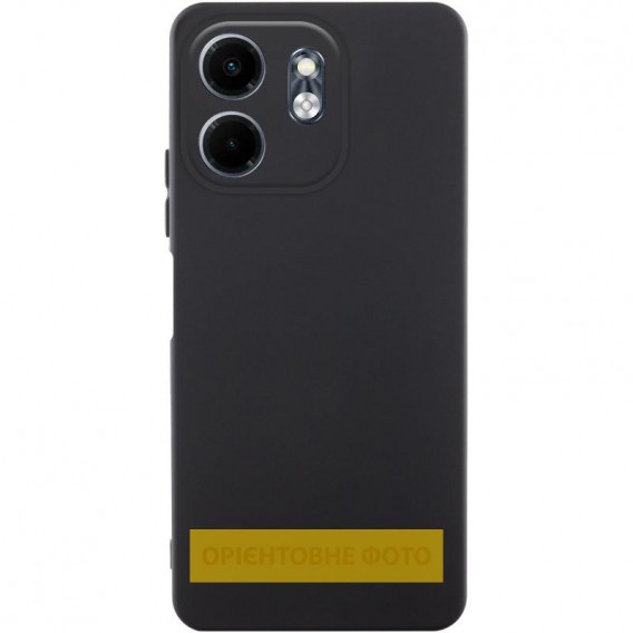 Чехол TPU GETMAN Liquid Silk Full Camera для Motorola Edge 50 Pro Черный / Black