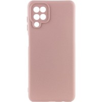 Чехол Silicone Cover Ummi Lakshmi Full Camera (AA) для Samsung Galaxy A12 Розовый / Pink Sand