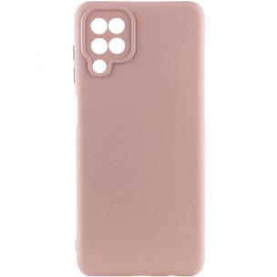 Чохол Silicone Cover Ummi Lakshmi Full Camera (AA) для Samsung Galaxy A12 Рожевий / Pink Sand
