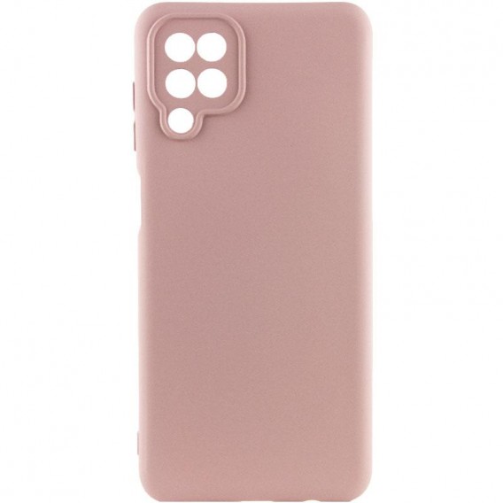 Чохол Silicone Cover Ummi Lakshmi Full Camera (AA) для Samsung Galaxy A12 Рожевий / Pink Sand