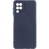 Чехол Silicone Cover Ummi Lakshmi Full Camera (AA) для Samsung Galaxy A12 Синий / Midnight Blue