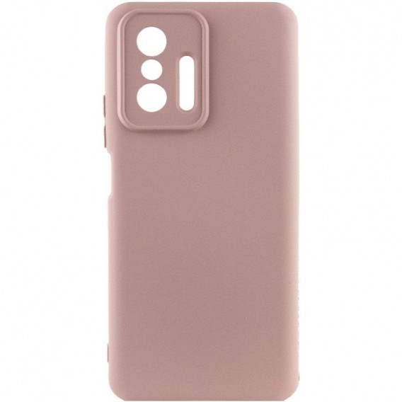 Чохол Silicone Cover Ummi Lakshmi Full Camera (AA) для Xiaomi 11T / 11T Pro Рожевий / Pink Sand